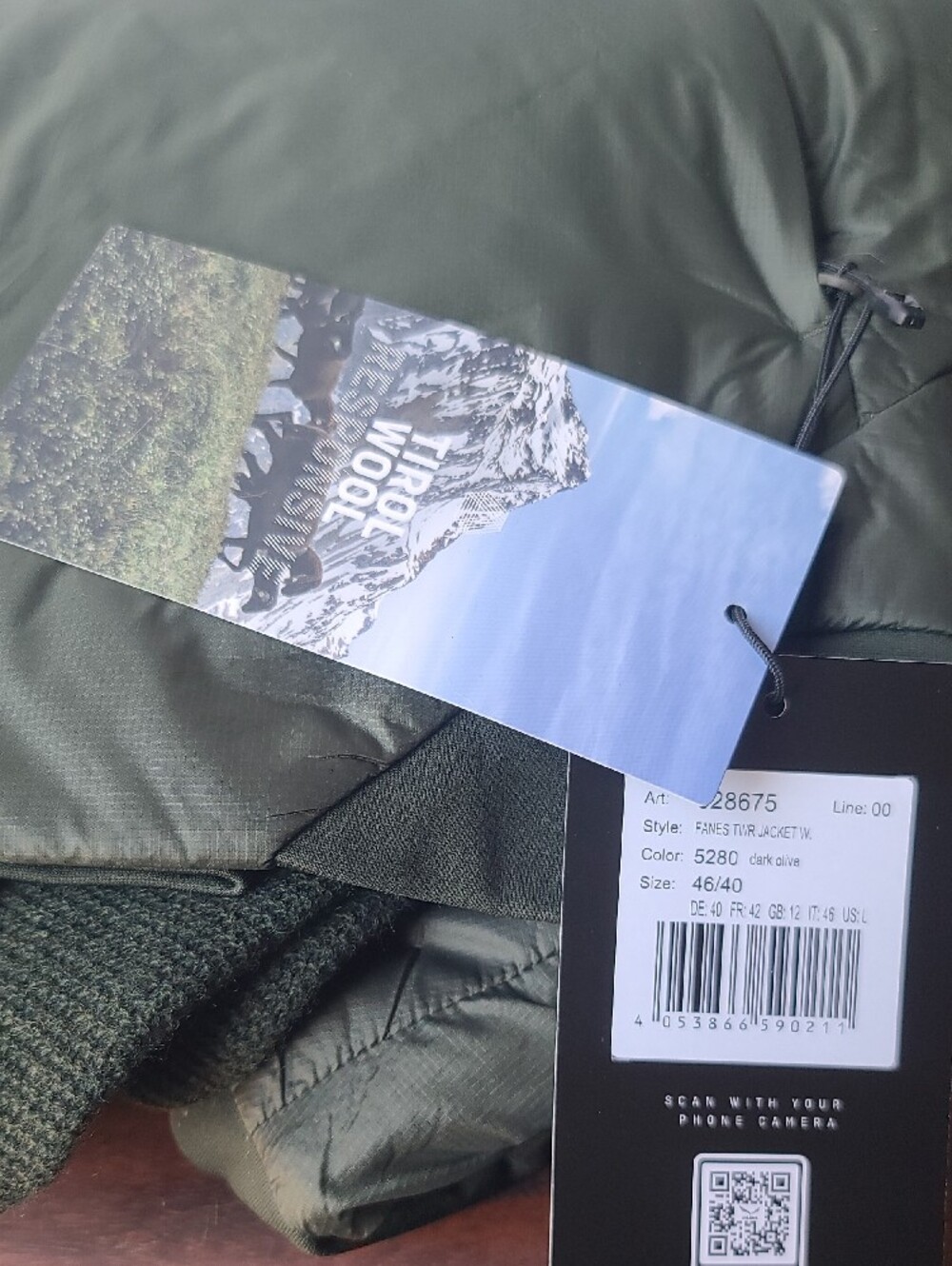 Salewa Womens Large Olive Green Bomber Jacket - Picture 11 of 11